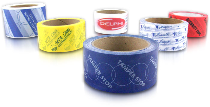 Tamper Stop Security Tape with Custom logos